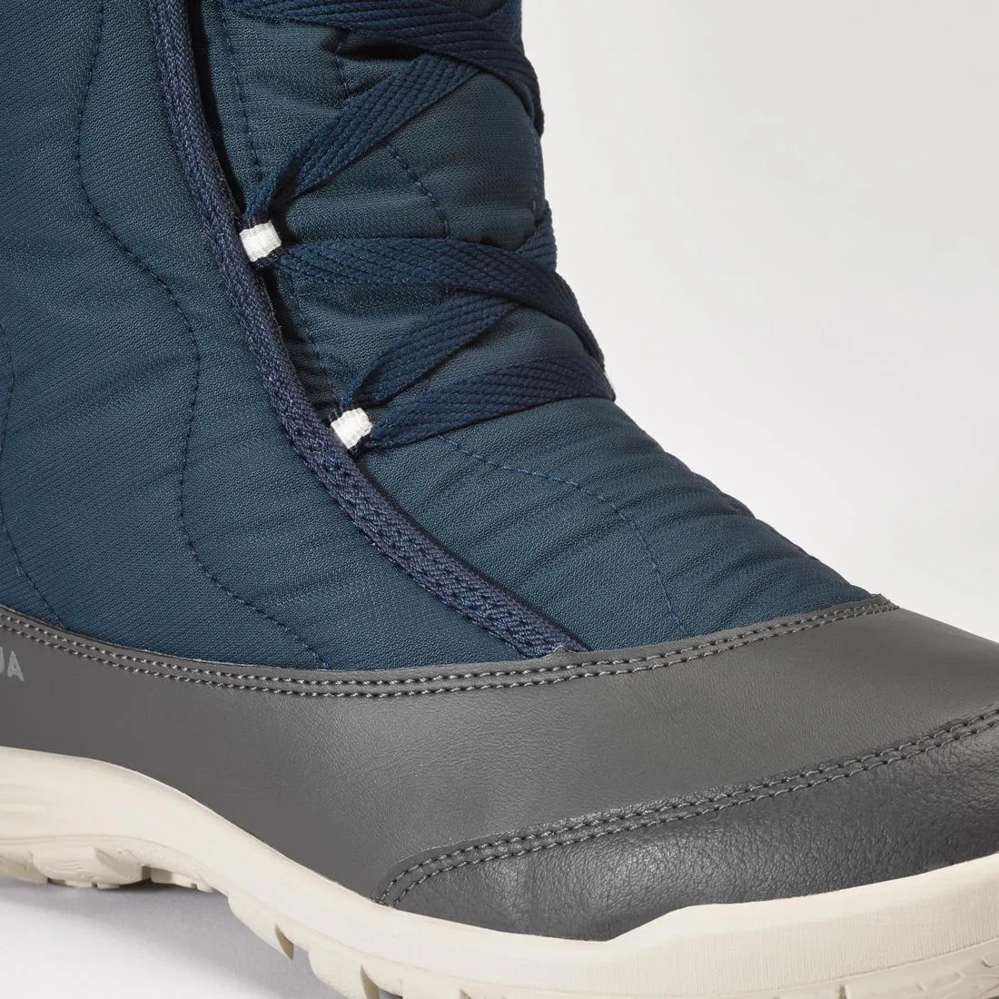 Women's High Snow Boots Laced Waterproof - SH500 X-Warm